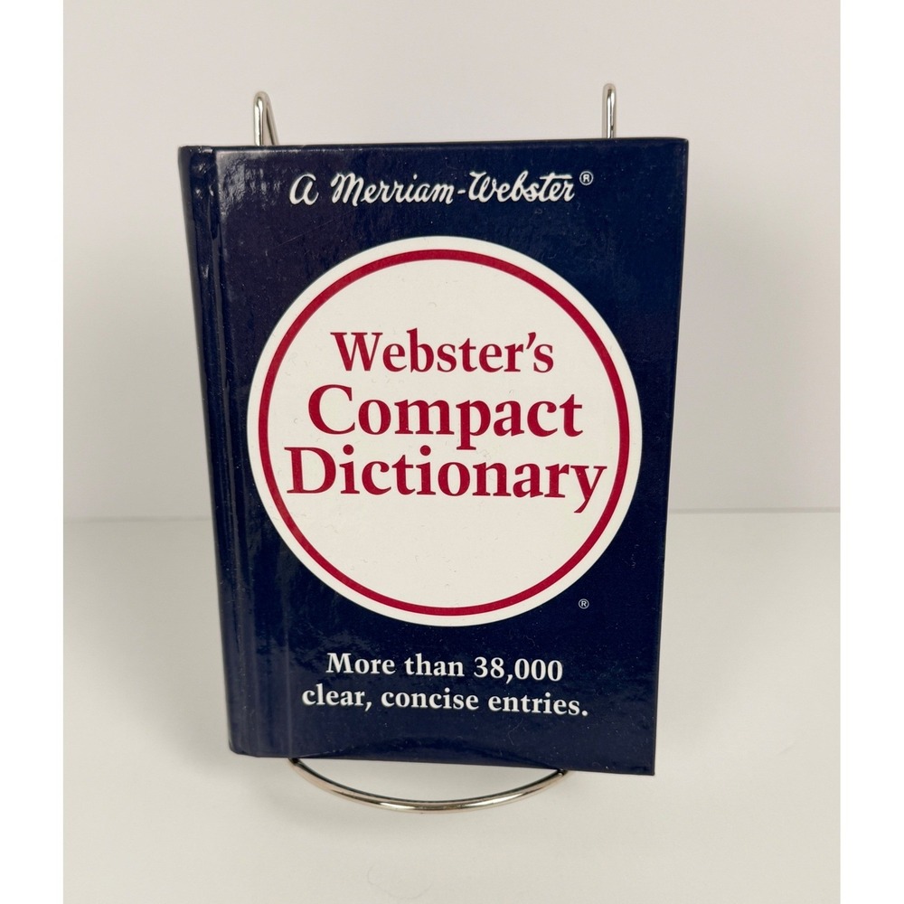 Webster's Compact Dictionary Merriam-Webster 1987 Hardcover